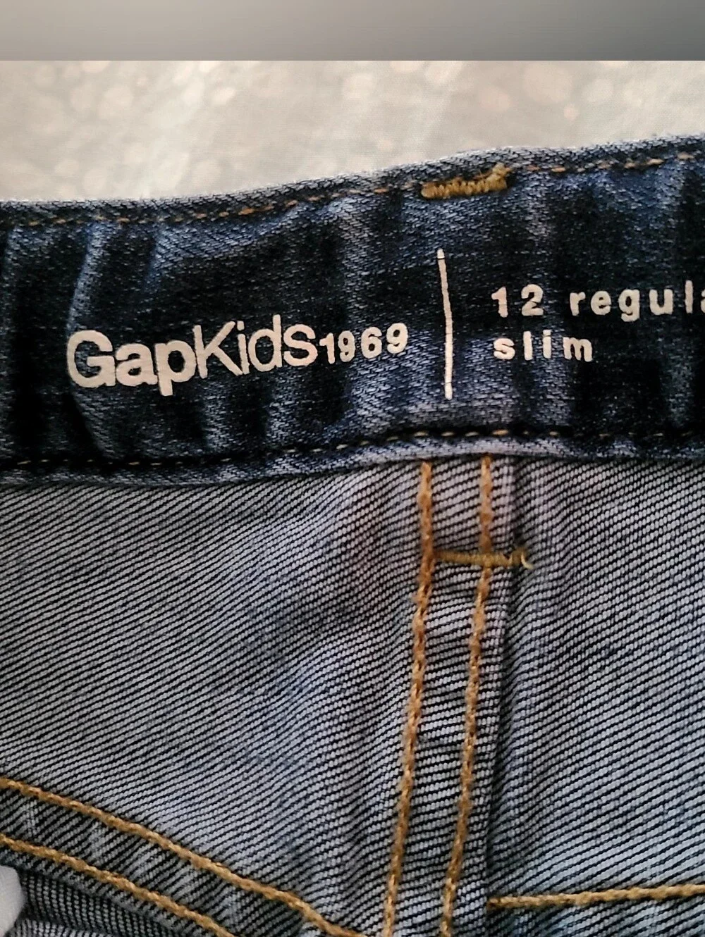 GAP Boys Indigo Regular / Slim Blue Jeans Sz 12